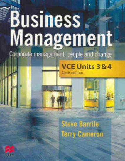 Picture of Business Management VCE: Units 3 and 4