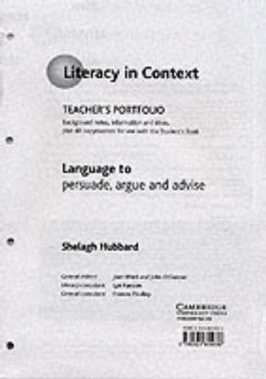 Picture of Language to Persuade, Argue and Advise Teacher's P
