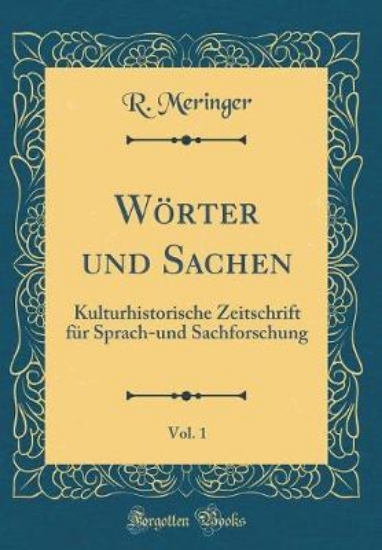 Picture of Woerter Und Sachen, Vol. 1