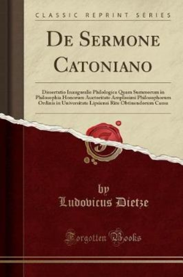 Picture of de Sermone Catoniano