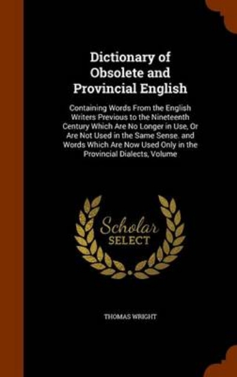 Picture of Dictionary of Obsolete and Provincial English