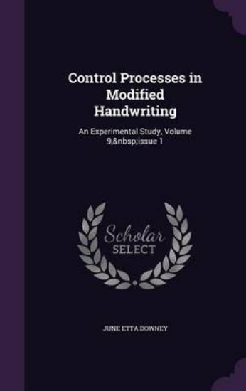 Picture of Control Processes in Modified Handwriting