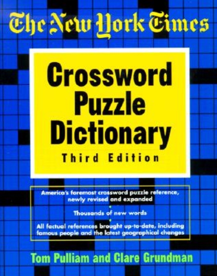 Picture of "New York Times" Crossword Dictionary