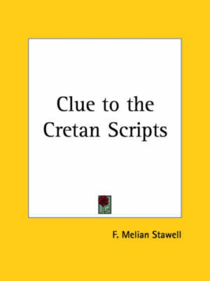 Picture of Clue to the Cretan Scripts (1931)