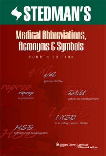 Picture of Stedman's Medical Abbreviations, Acronyms and Symb