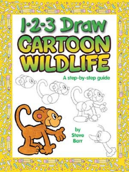 Picture of 1-2-3 Draw Cartoon Wildlife