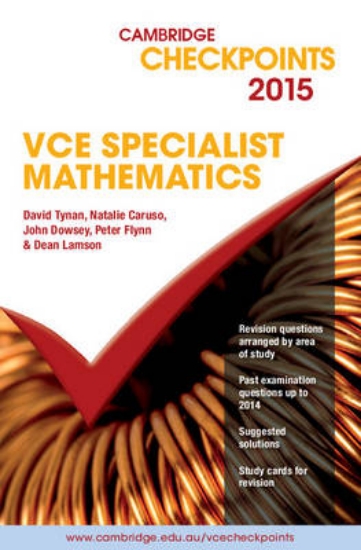 Picture of Cambridge Checkpoints VCE Specialist Mathematics 2