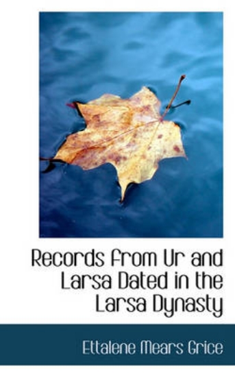Picture of Records from Ur and Larsa Dated in the Larsa Dynas