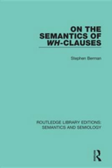 Picture of On the Semantics of Wh-Clauses