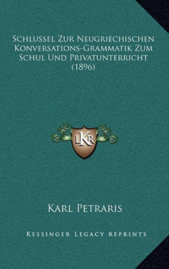 Picture of Schlussel Zur Neugriechischen Konversations-Gramma