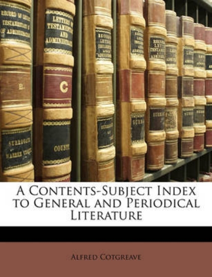 Picture of A Contents-Subject Index to General and Periodical
