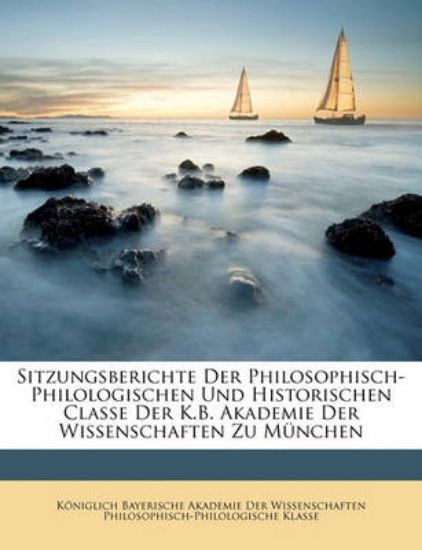 Picture of Sitzungsberichte Der Philosophisch-Philologischen