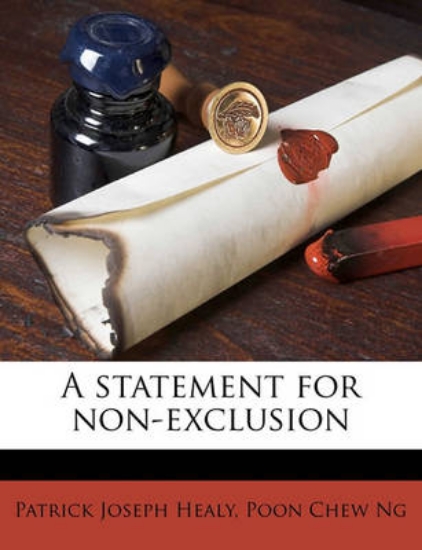 Picture of A Statement for Non-Exclusion
