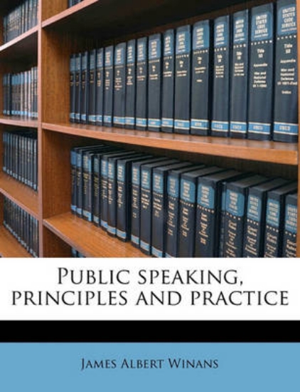 Picture of Public Speaking, Principles and Practice