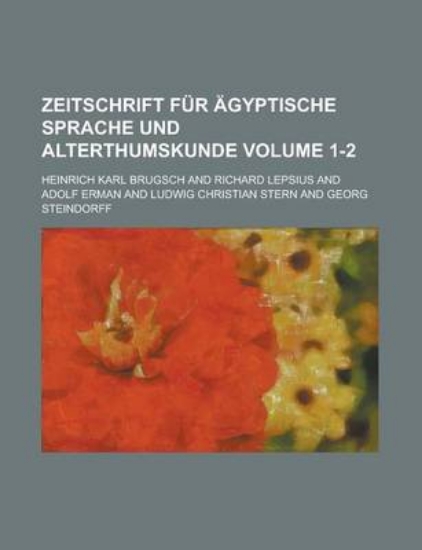 Picture of Zeitschrift Fur Agyptische Sprache Und Alterthumsk