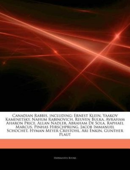 Picture of Articles on Canadian Rabbis, Including
