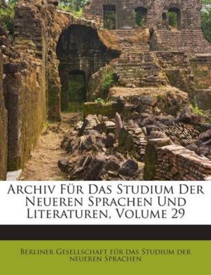 Picture of Archiv Fur Das Studium Der Neueren Sprachen Und Li