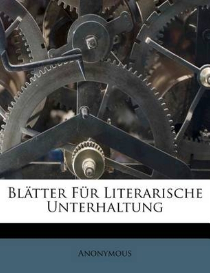 Picture of Blatter Fur Literarische Unterhaltung