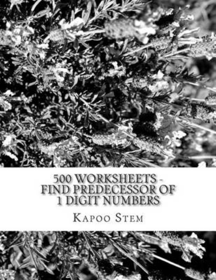 Picture of 500 Worksheets - Find Predecessor of 1 Digit Numbe
