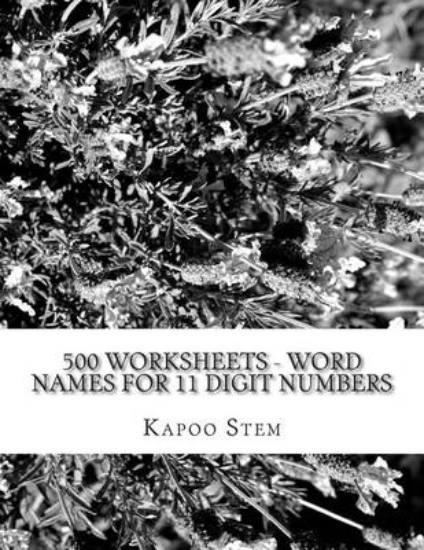 Picture of 500 Worksheets - Word Names for 11 Digit Numbers