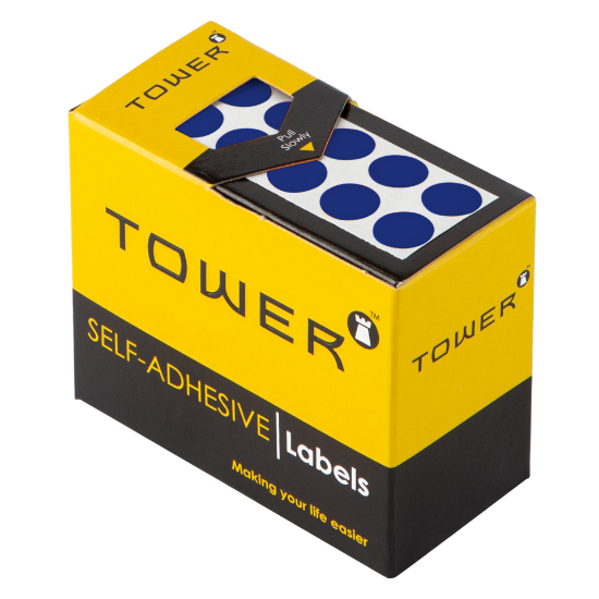 Picture of Tower Colour Code Labels Roll C10 Blue