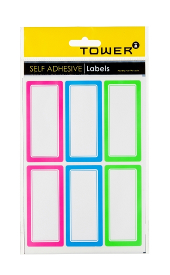 Picture of Tower Colour Border Labels 12