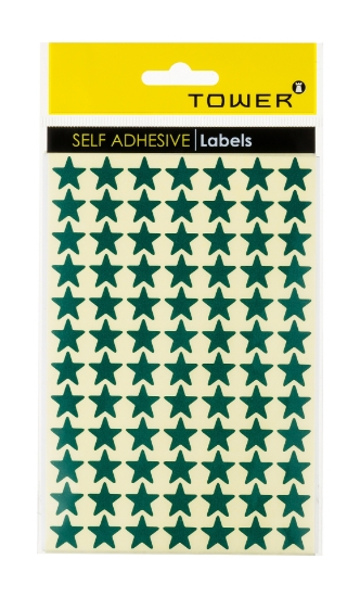 Picture of Stars 2 Sheets Green 168 Labels